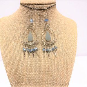 Angelite Semiprecious Stone Earrings